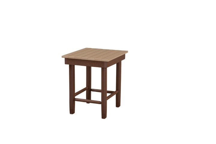 Outdoor Zinn's Mill Side Table in Poly Lumber