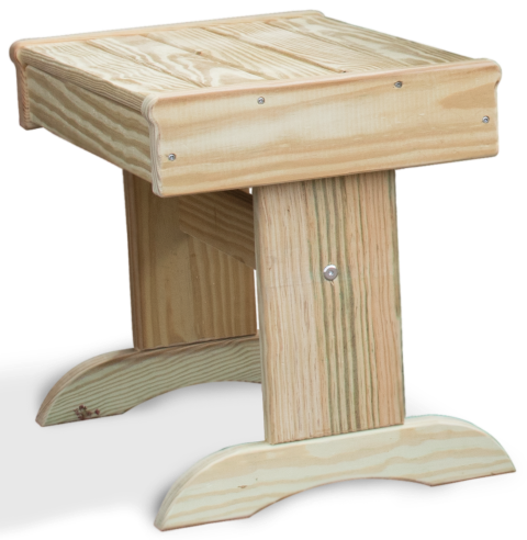 Outdoor Patio End Table in Unfinished Pressure Treated Pine
