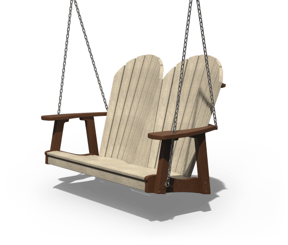 Poly Lumber 4′ Adirondack Hanging Swing