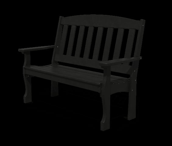 Poly Lumber English Garden Bench – 2 Size Options