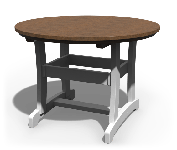 Poly Lumber 42″ Round Legacy Table – Dining, Counter, or Bar Height