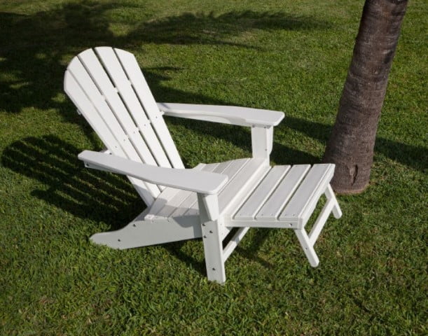 Polywood ® Palm Coast Ultimate Adirondack with Hideaway Ottoman