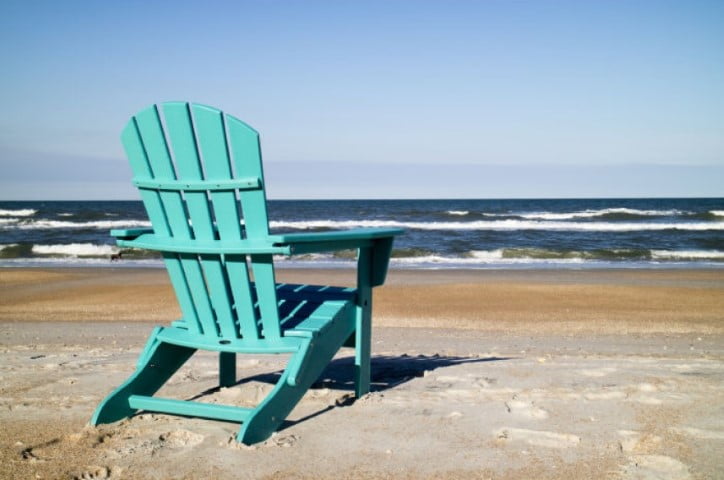 Polywood ® Palm Coast Folding Adirondack Chair