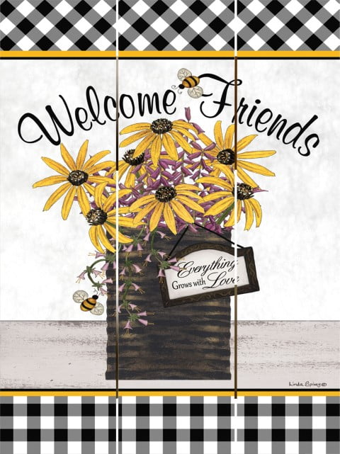 Wood Pallet Art – Welcome Friends