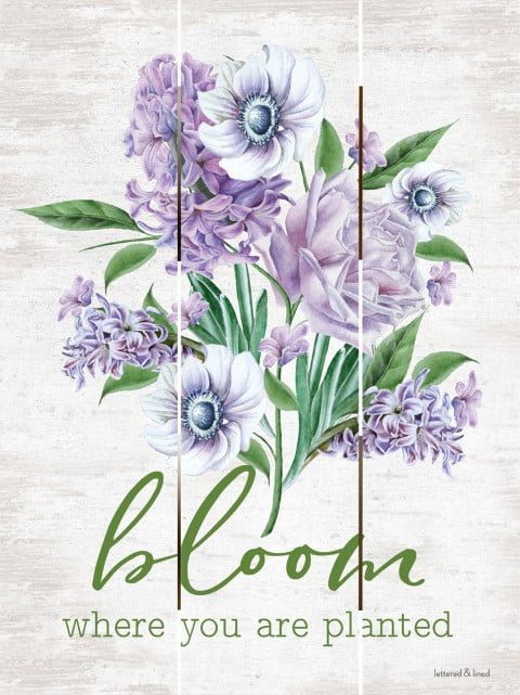 Wood Pallet Art – Bloom where You are Planted