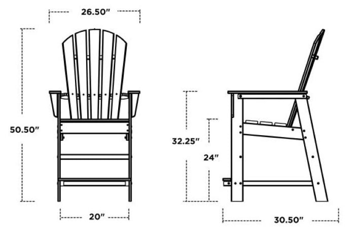 Polywood ® South Beach Counter Chair