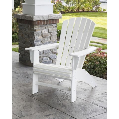 Polywood® – Nautical Curveback Adirondack Chair in Vintage Finish