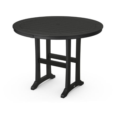 Polywood® – Nautical Trestle 48″ Round Counter Table