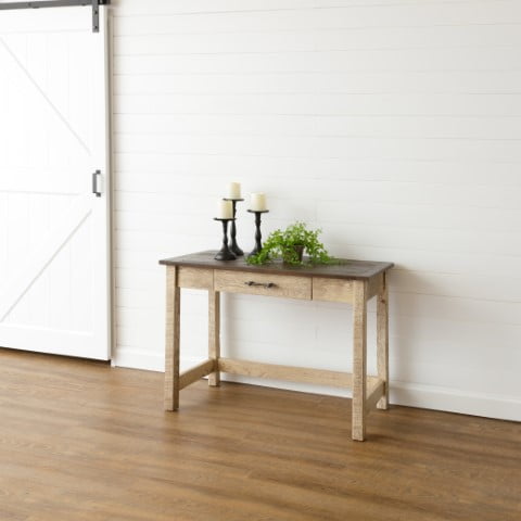 Rustic Reclaimed Oak Writing Table