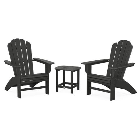 Polywood ® Country Living Curveback Adirondack Chair 3-Piece Set