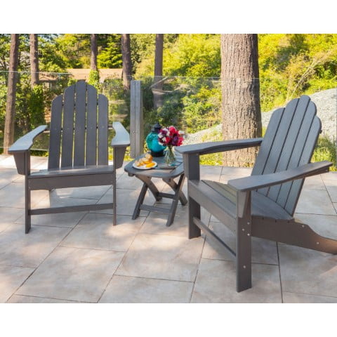 Polywood ® Long Island Adirondack 3-Piece Set