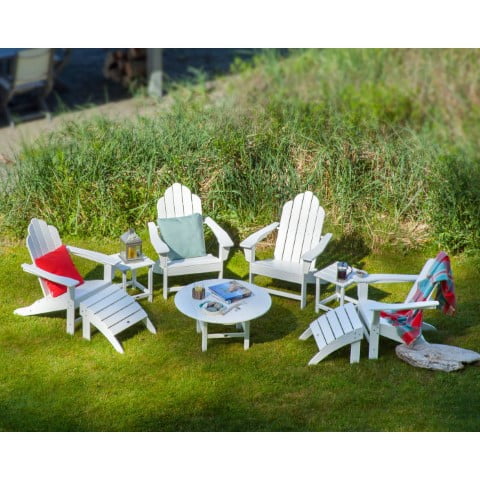 Polywood ® Long Island Adirondack 9-Piece Conversation Group