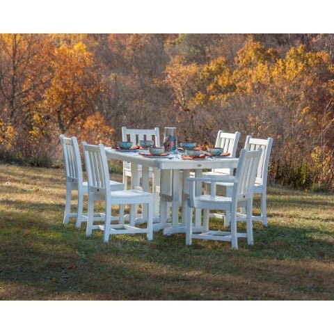 Polywood ® Traditional  Garden 7-Piece Dining Set
