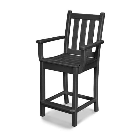 Polywood ® Traditional  Garden Counter Arm Chair