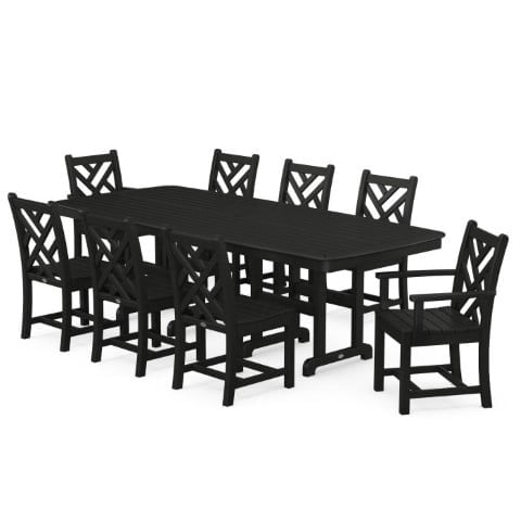 Polywood ® Chippendale 9-Piece Dining Set