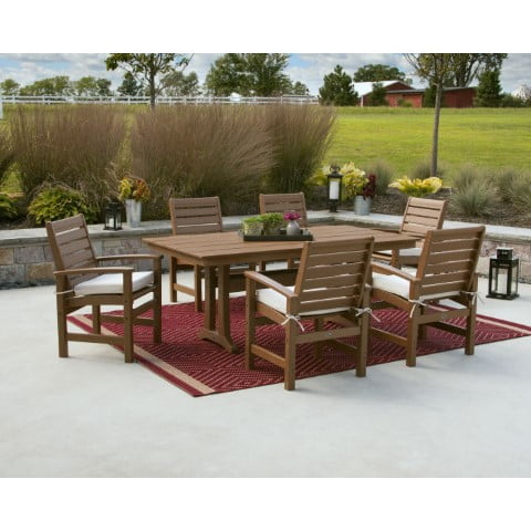 Polywood ® Signature 7-Piece Farmhouse Trestle Dining Set