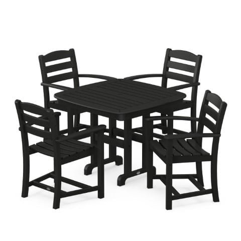 Polywood ® La Casa Cafe 5-Piece Arm Chair Dinig Set