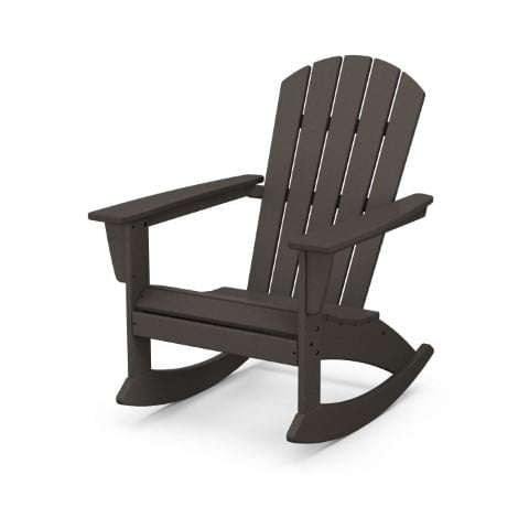 Polywood ® Nautical Adirondack Rocking Chair in Vintage Finish