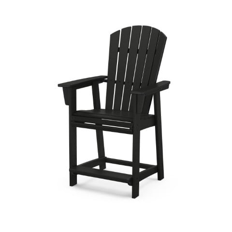 Polywood ® Nautical Curveback Adirondack Counter Chair