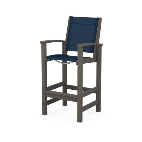 Polywood ® Coastal Bar Chair in Vintage Finish