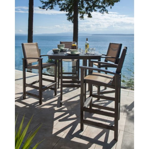 Polywood ® Coastal 5-Piece Bar Set