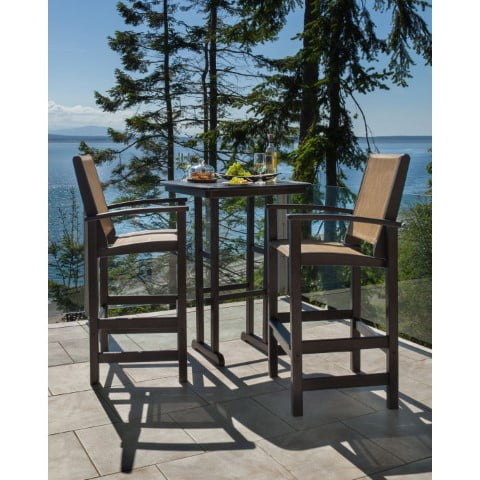 Polywood ® Coastal 3-Piece Bar Set