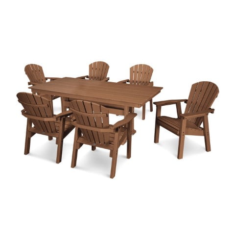 Polywood ® 7-Piece Seashell Dining Set