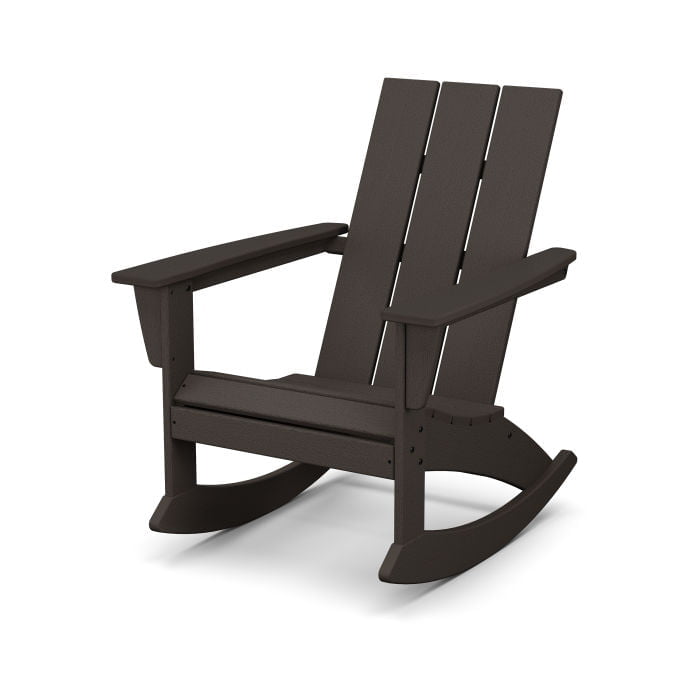 Polywood ® Modern Adirondack Rocking Chair in Vintage Finish