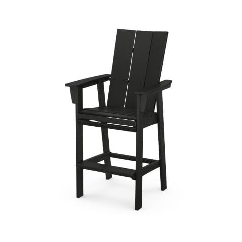 Polywood ® Modern Curveback Adirondack Bar Chair
