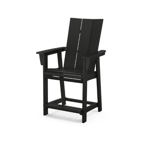 Polywood ® Modern Curveback Adirondack Counter Chair