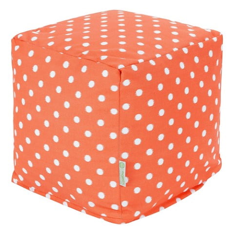 Orange Ikat Dot