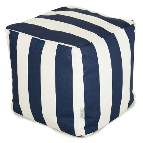 Navy Blue Vertical Stripe