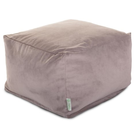 Micro-Velvet Ottoman