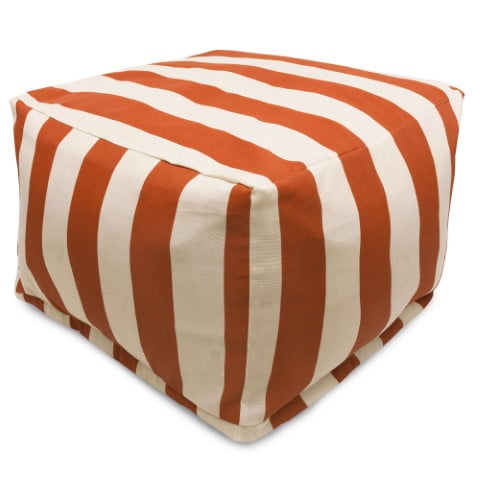 Burnt Orange Vertical Stripe