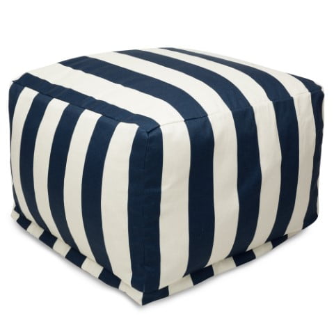 Navy Blue Vertical Stripe