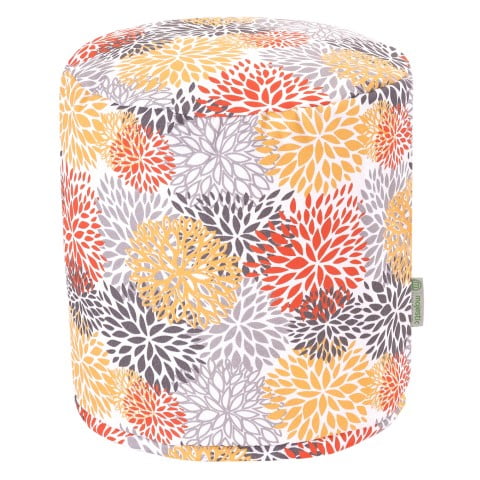 Citrus Blooms Pouf