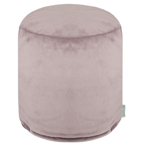 Micro-Velvet Pouf