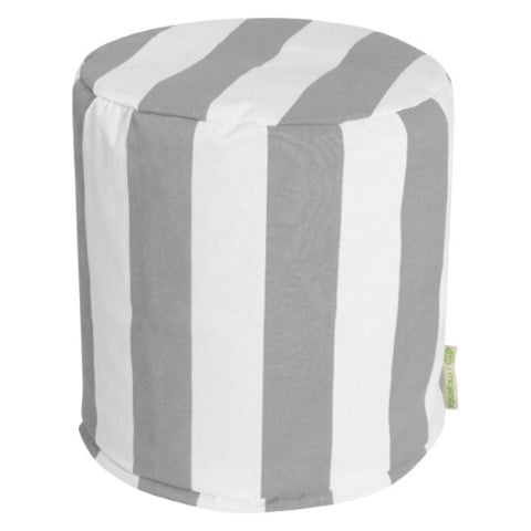 Vertical Stripe Pouf