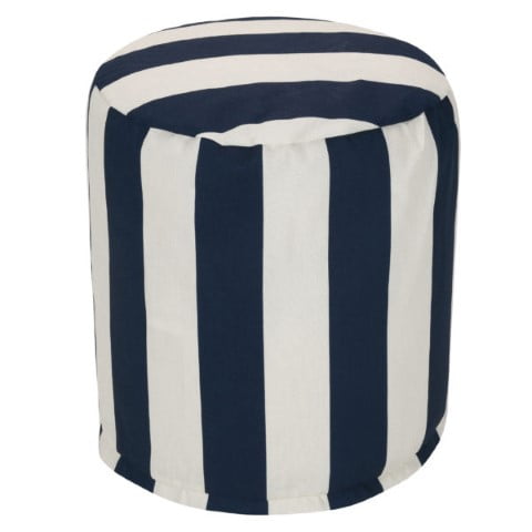 Navy Blue Vertical Stripe