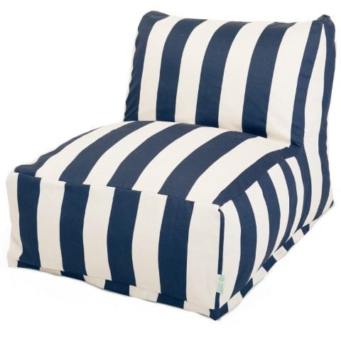 Navy Blue Vertical Stripe