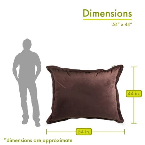 Micro-Velvet Floor Pillow