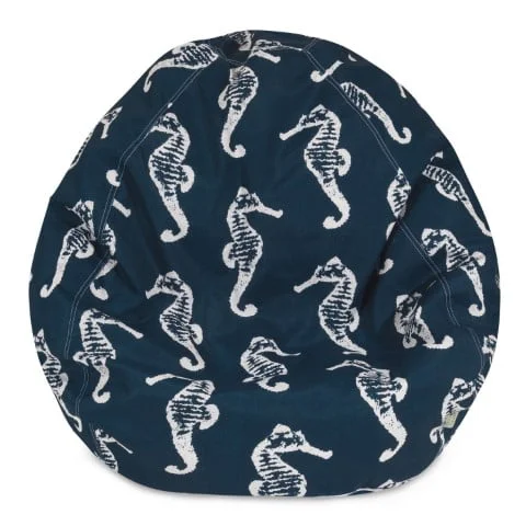 Navy Blue Sea Horse