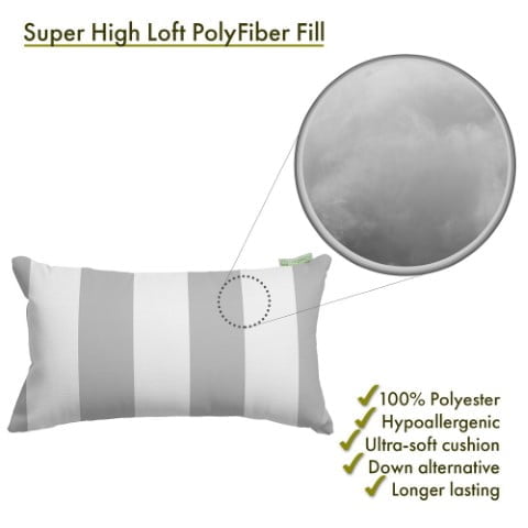 Vertical Stripe Small Pillow