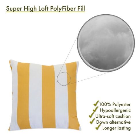 Vertical Stripe Large Pillow