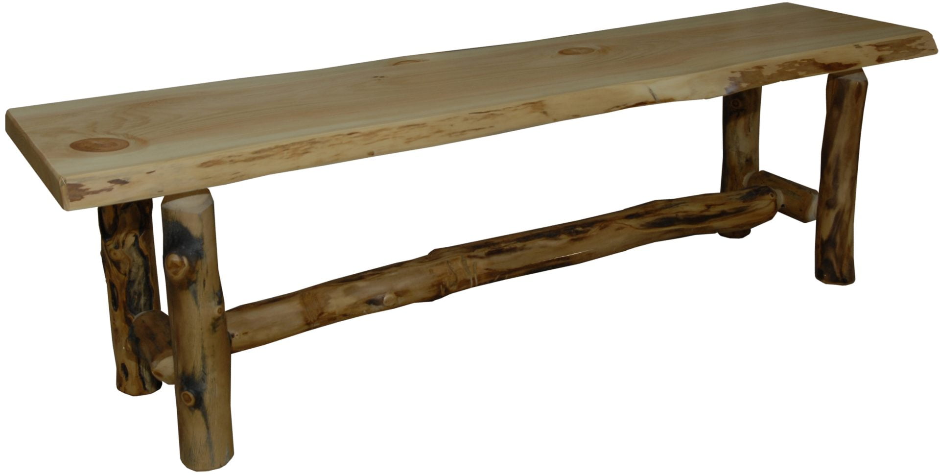 Rustic Aspen Dining/Hall Bench – Various Sizes