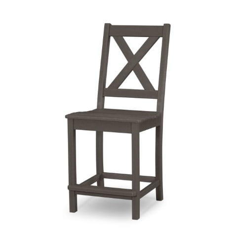 Polywood ® Braxton Counter Side Chair in Vintage Finish