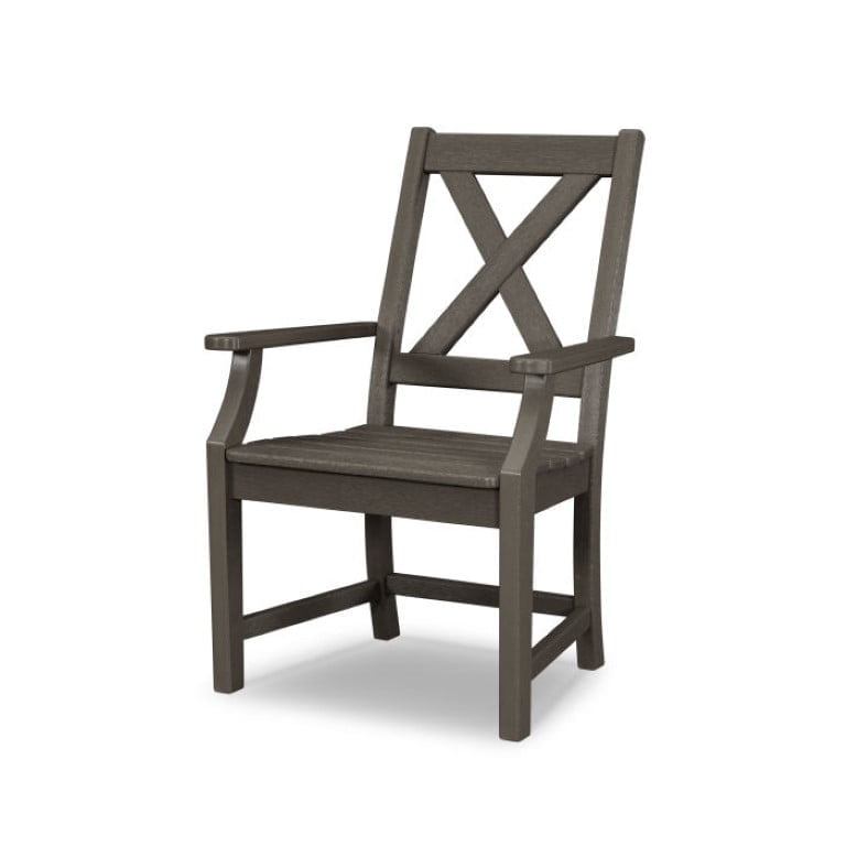 Polywood ® Braxton Dining Arm Chair in Vintage Finish