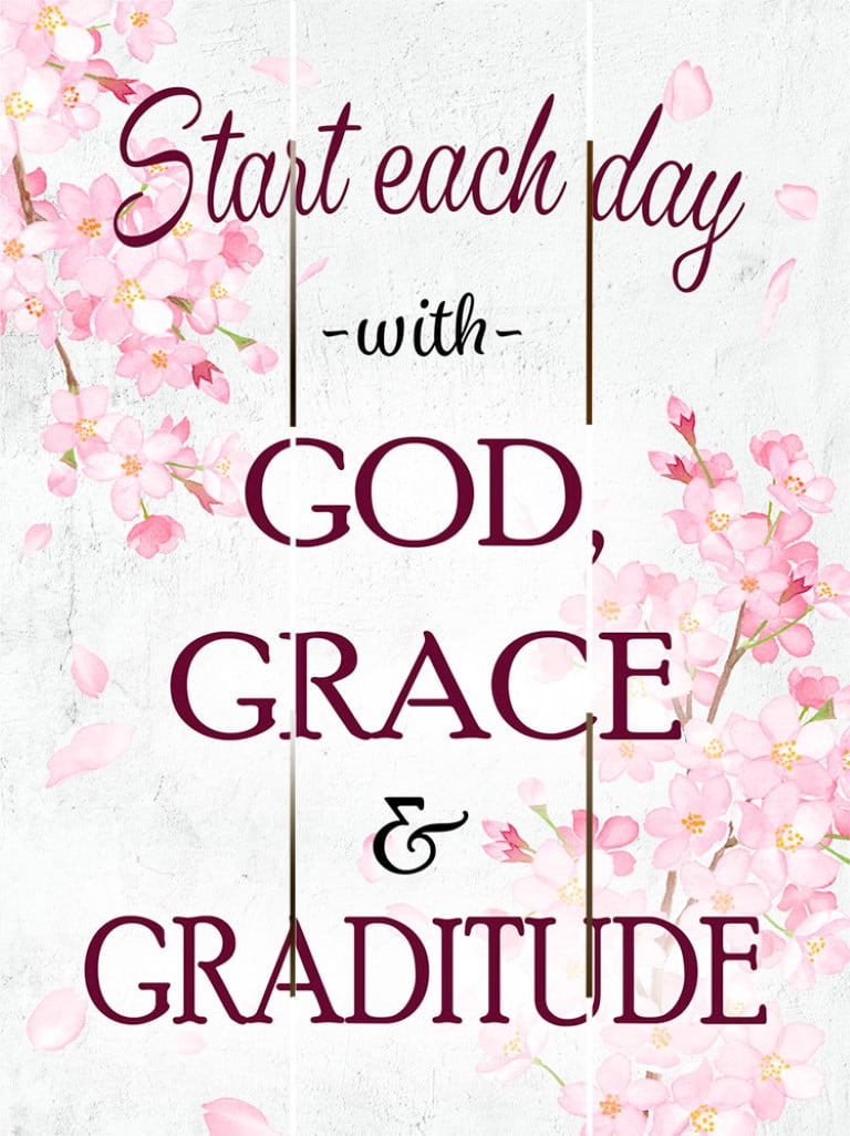 Wood Pallet Art – God, Grace, Gratitude