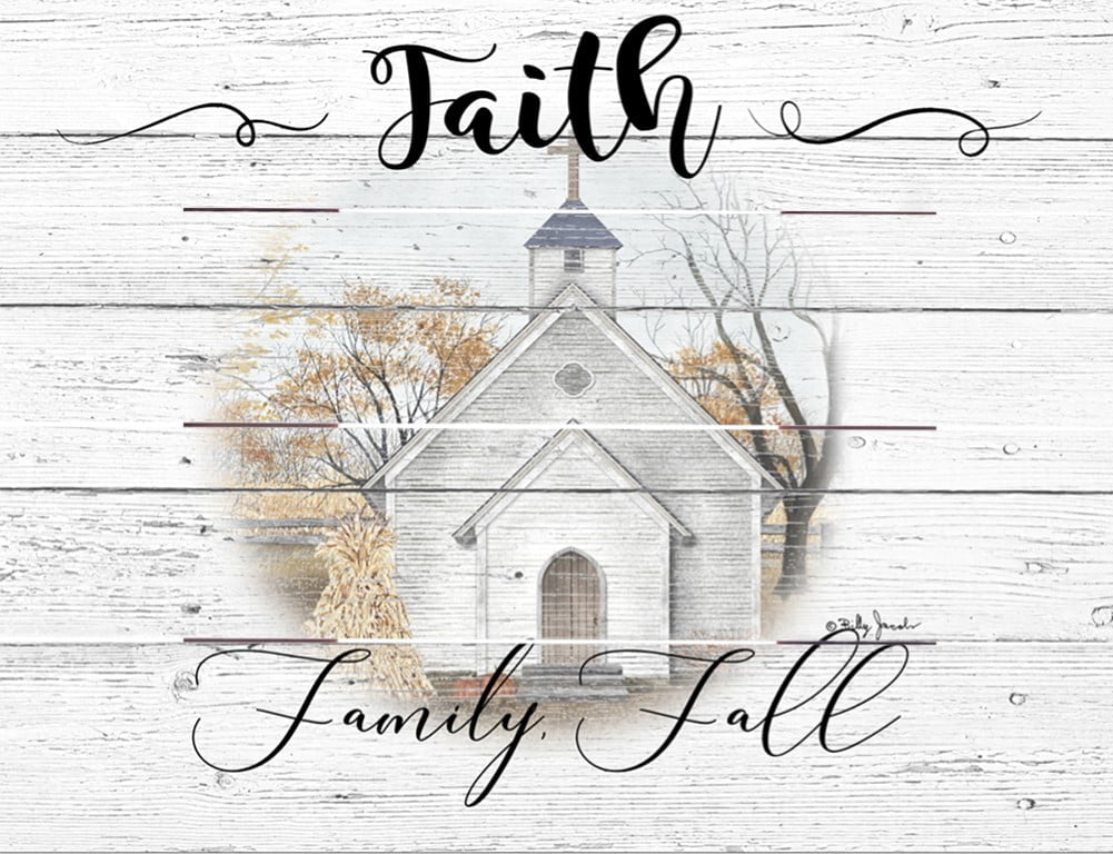 Wood Pallet Art – Faith Family Fall