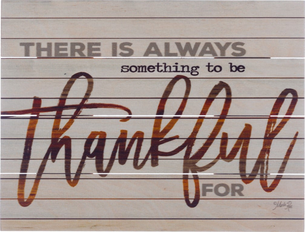 Wood Pallet Art – Thankful